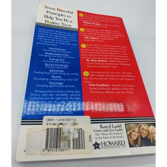 The Power of a Positive Teen by Ladd, Karol Paperback Devotional Book Teenager - Picture 8 of 8